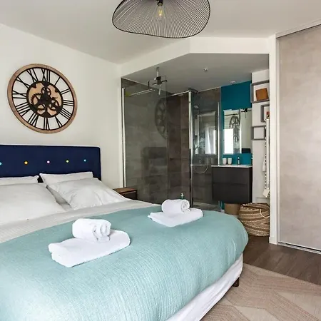 公寓 Le Saint Helier -appartement Cosy Et Calme Parking *